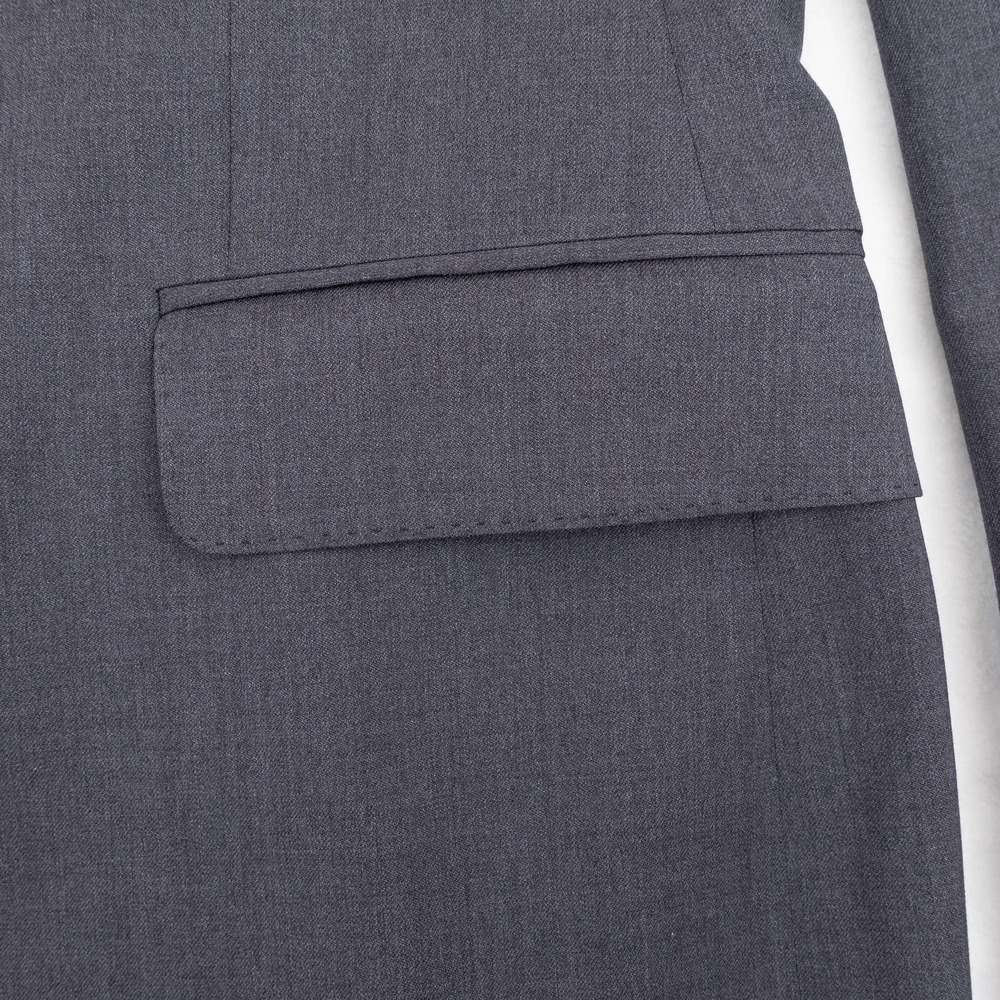 NWOT GUCCI Slim Fit Wool Suit Men's 46 Gray - Picture 13 of 15